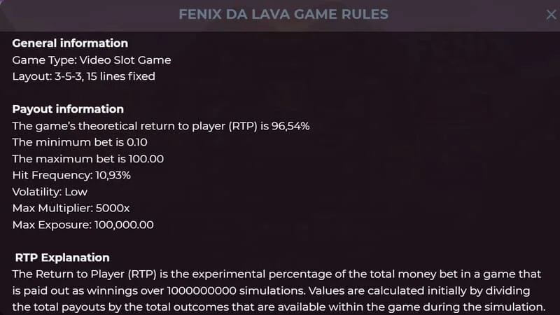 Fenix da Lava - Jackpot tetap Mini, Minor, Major dan Grand